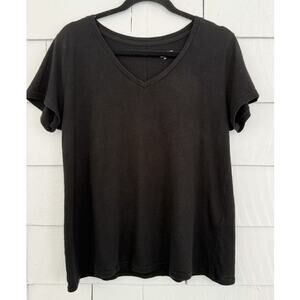 Eileen Fisher Womens S VNeck Tee 100% Organic Cotton Minimalist Capsule Wardrobe